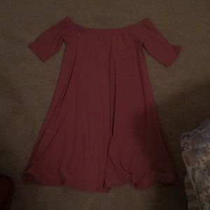 Off the shoulder dress